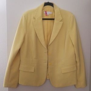 New York & Company yellow blazer